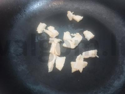 Grikių košė su pievagrybiais ir lašiniais Žingsnis 2