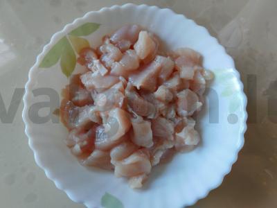 Vištienos ir daržovių apkepas Žingsnis 1