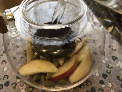 Arbata su kriauše ir kardamonu Žingsnis 5