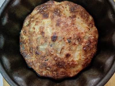 Avižų keksiukas su obuoliu, džiovintais slyvomis ir topinambūru pagrindine nuotrauka