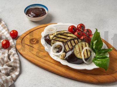 Baklažanai ant grilio pagrindine nuotrauka