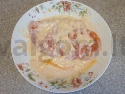 Vištienos kotletai tešloje vakarienei Žingsnis 6