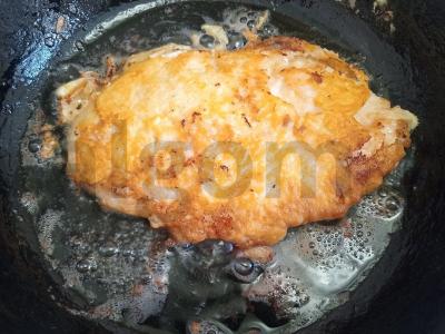 Vištienos kotletai tešloje vakarienei Žingsnis 8