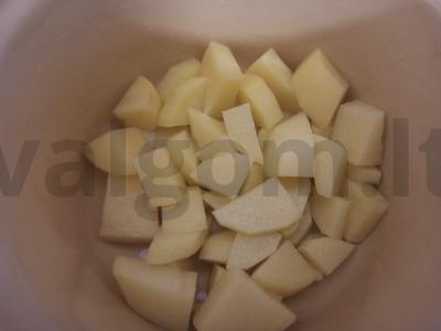 Bulvių košė su kupatais Žingsnis 1