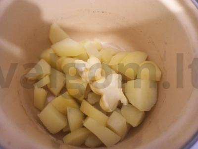 Bulvių košė su kupatais Žingsnis 4