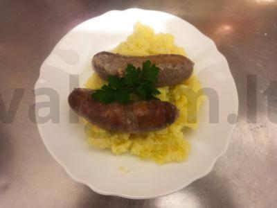 Bulvių košė su kupatais pagrindine nuotrauka