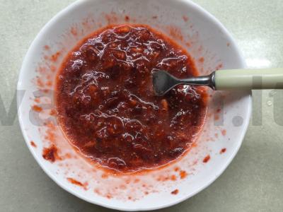 Braškinių šviežias gėrimas su minkštimu Žingsnis 1