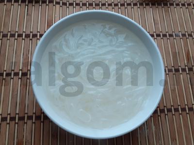 Funchosa su keptais daržovėmis per 20 minučių Žingsnis 1