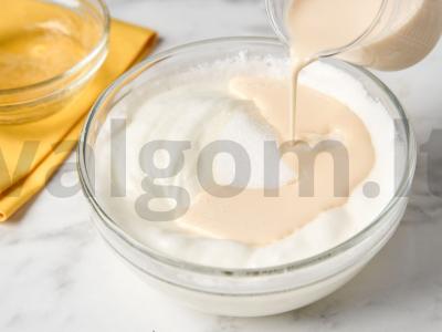 PP tortas „Paukščių pienas“ Žingsnis 6