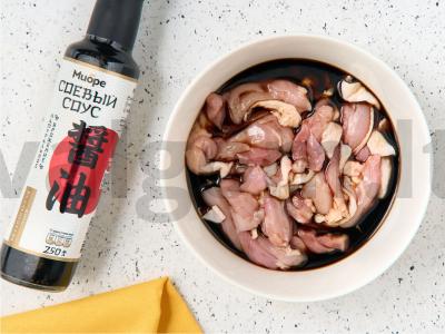 Saldžioji vištiena azijietišku stiliumi Žingsnis 1