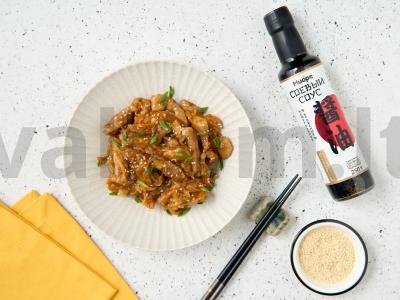 Saldžioji vištiena azijietišku stiliumi pagrindine nuotrauka