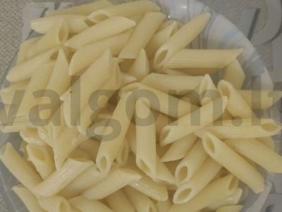 Penne su baklažanais ir vyšniniais pomidorais Žingsnis 7