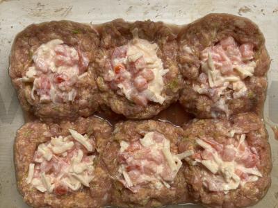 Faršo krepšeliai su makaronų garnyru Žingsnis 10