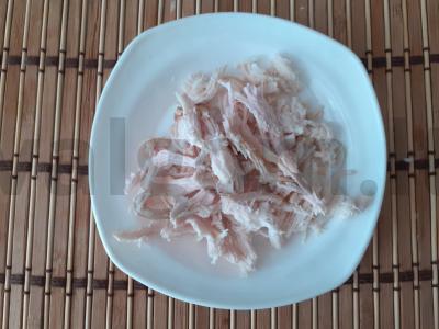 Vištienos krūtinėlės užkandis su paprika Žingsnis 1