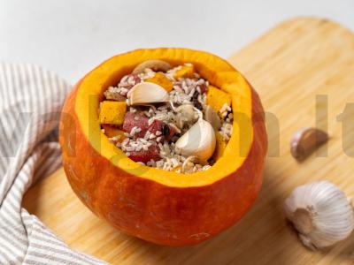 Kopūstai moliūge orkaitėje Žingsnis 5