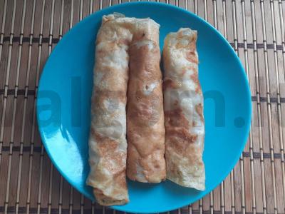 Blynai su bananų, grietinės ir kakavos įdaru pagrindine nuotrauka