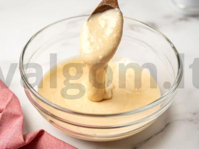 Sūrio belgų vafliai Žingsnis 2