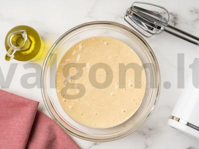 Sūrio belgų vafliai Žingsnis 3