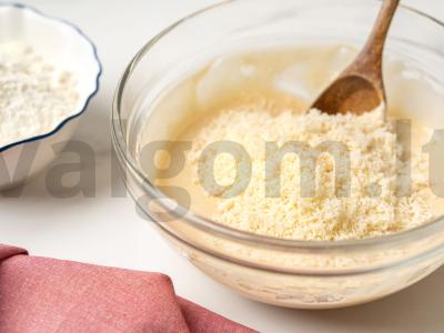 Sūrio belgų vafliai Žingsnis 4