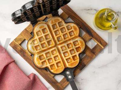 Sūrio belgų vafliai Žingsnis 5