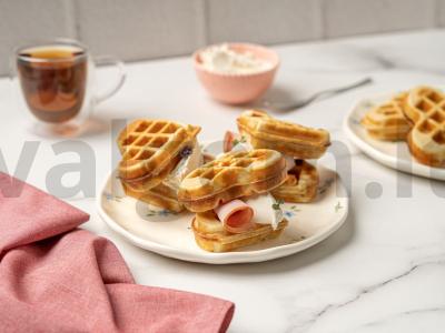 Sūrio belgų vafliai pagrindine nuotrauka