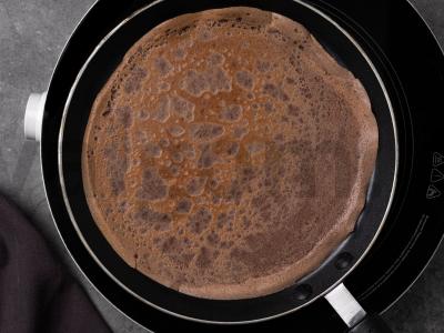 Blynai šokoladiniame glajuje Žingsnis 3