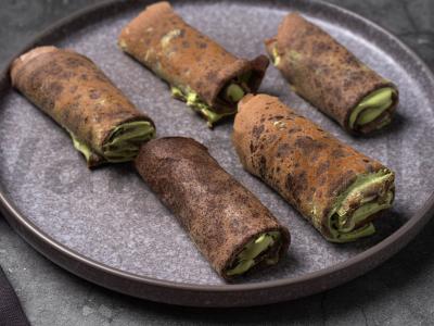 Blynai šokoladiniame glajuje Žingsnis 9