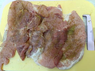 Kiaulienos kotletai vakarienei Žingsnis 1