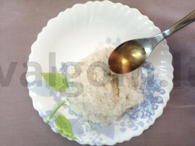Ryžių rutuliukai su aštriu padažu Žingsnis 8