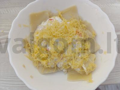 Makaronai su padažu ir sūriu Žingsnis 4