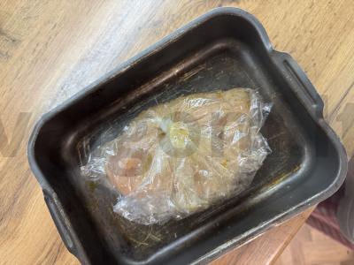 Kepta vištienos krūtinėlė maišelyje Žingsnis 3