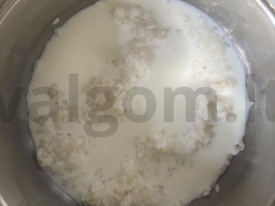 Ryžių košė su bifilaifu ir šokoladiniu padažu Žingsnis 4