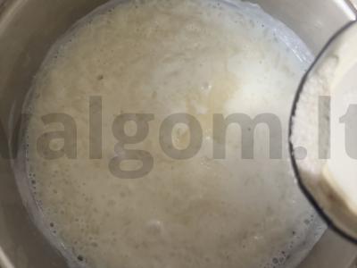 Ryžių košė su bifilaifu ir šokoladiniu padažu Žingsnis 5