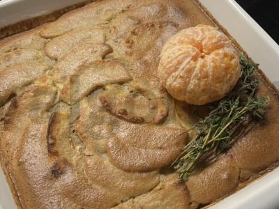 Šarlotė su cinamonu ir paprika pagrindine nuotrauka