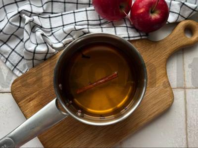 Bealkoholis obuolių sidras Žingsnis 1