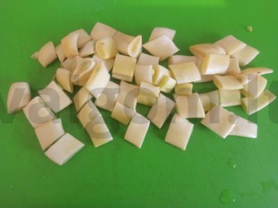 Salotas su žaliąja pupelių, agurku ir ruginių sėlenų Žingsnis 3