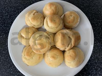 Beidrėžinės bandelės su bifilaifu Žingsnis 11