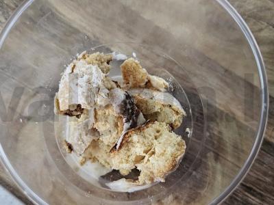 Desertas stiklinėje su mėtų meduoliais Žingsnis 2