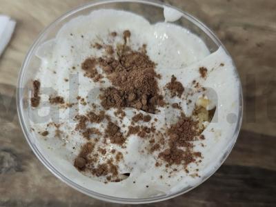 Desertas stiklinėje su mėtų meduoliais Žingsnis 5