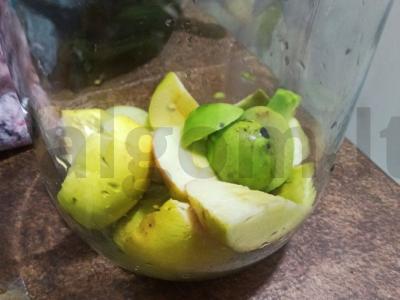 Obuolių ir šaltalankių kompotas žiemai Žingsnis 1