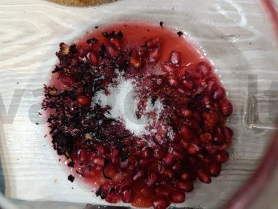 Vitaminų gėrimas su avietėmis ir granatu per 30 minučių Žingsnis 3