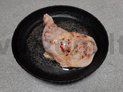 Vištienos šlaunelė su čili padažu ir granatų druska Žingsnis 3