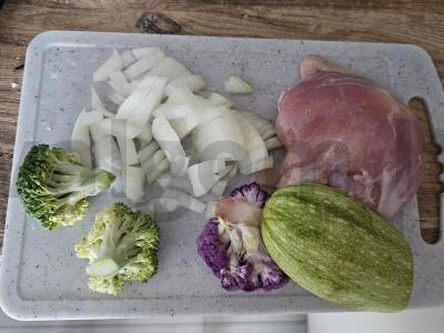 Vištienos blauzda, kepta orkaitėje su daržovėmis Žingsnis 2