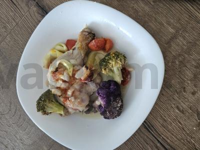 Vištienos blauzda, kepta orkaitėje su daržovėmis Žingsnis 7