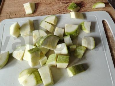 Keptų daržovių salotos su sūriu Žingsnis 3