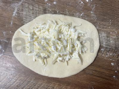 Adžarų hachapuri su suluguni sūriu orkaitėje Žingsnis 4