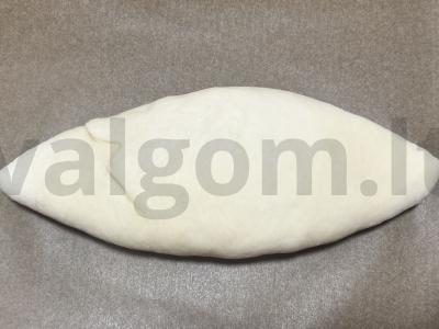 Adžarų hachapuri su suluguni sūriu orkaitėje Žingsnis 6