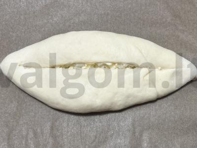 Adžarų hachapuri su suluguni sūriu orkaitėje Žingsnis 7