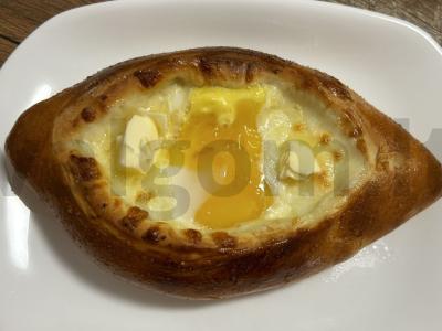 Adžarų hachapuri su suluguni sūriu orkaitėje Žingsnis 11