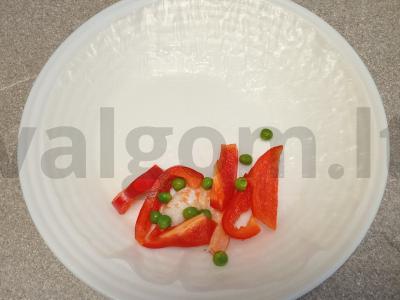 Ryžių popieriaus suktinukai su krevetėmis ir daržovėmis Žingsnis 4